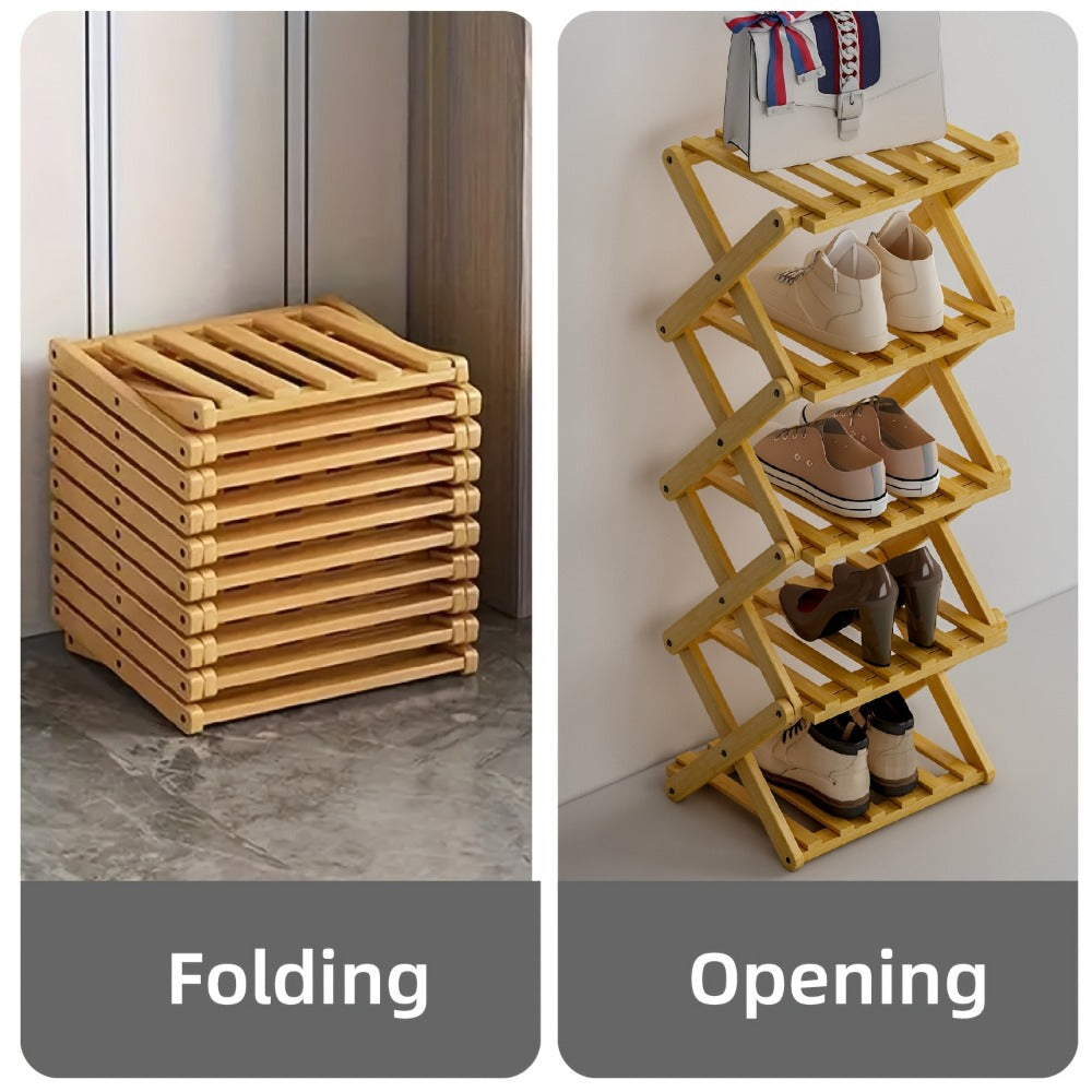 Multi-Tier Space-Saving Shoe Rack with Tool-Free Assembly for Organized Everyday Storage detail image - detail view 9