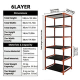Six-layer charcoal grilled color