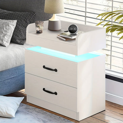 Nightstand shown in the White, 1pc option