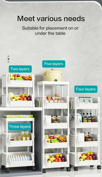Narrow Rolling Carts And Storage Organizers with Locking Wheels and Secure Lid detail image - detail view 15