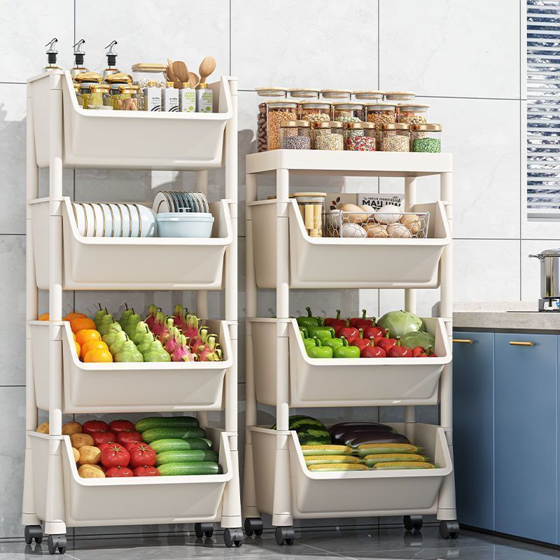 Narrow Rolling Carts And Storage Organizers with Locking Wheels and Secure Lid detail image - detail view 18