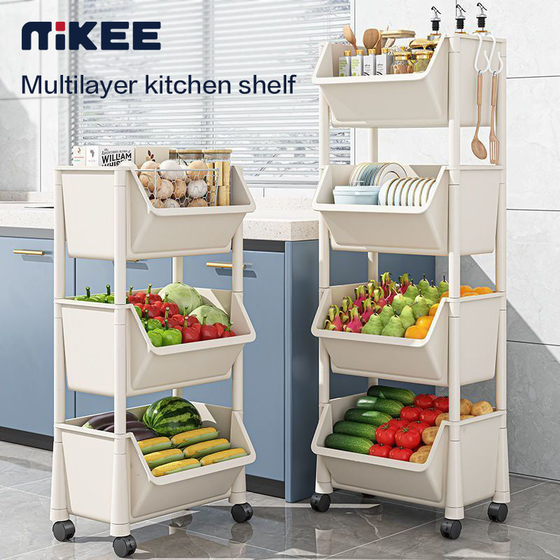 Narrow Rolling Carts And Storage Organizers with Locking Wheels and Secure Lid detail image - detail view 22