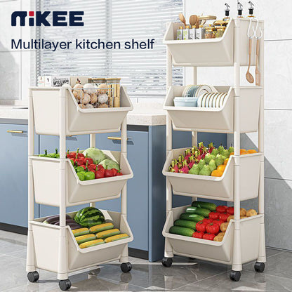 Narrow Rolling Carts And Storage Organizers with Locking Wheels and Secure Lid detail image - detail view 22