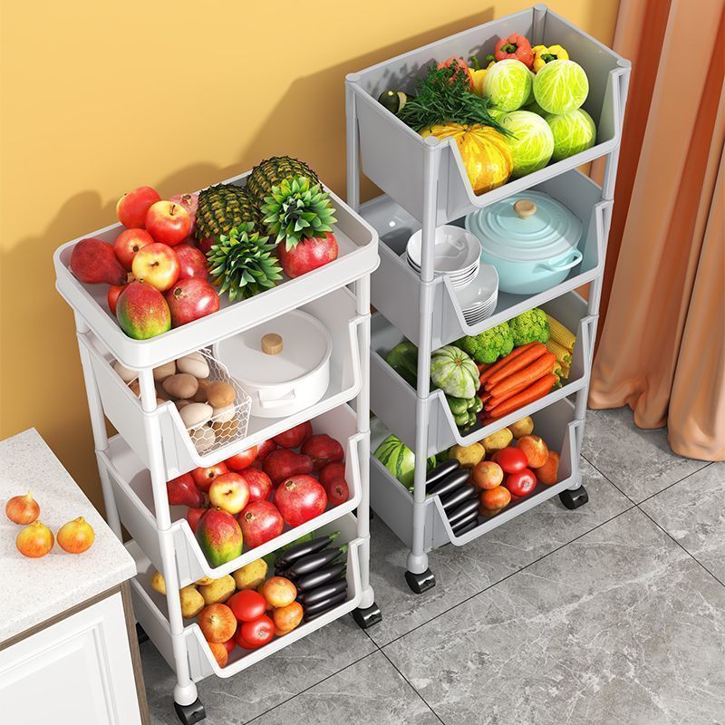 Narrow Rolling Carts And Storage Organizers with Locking Wheels and Secure Lid detail image - detail view 23