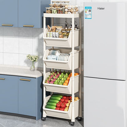 Narrow Rolling Carts And Storage Organizers with Locking Wheels and Secure Lid detail image - detail view 24