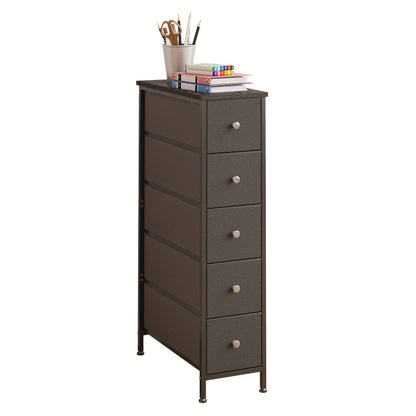 Dresser shown in the Black-5 Drawers option