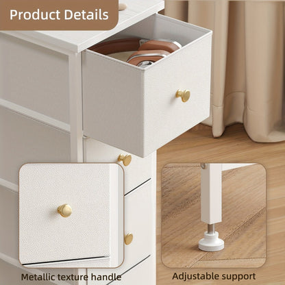 Narrow Slim Dresser, Clothing Storage Organizer for Organized Everyday Storage detail image - detail view 9