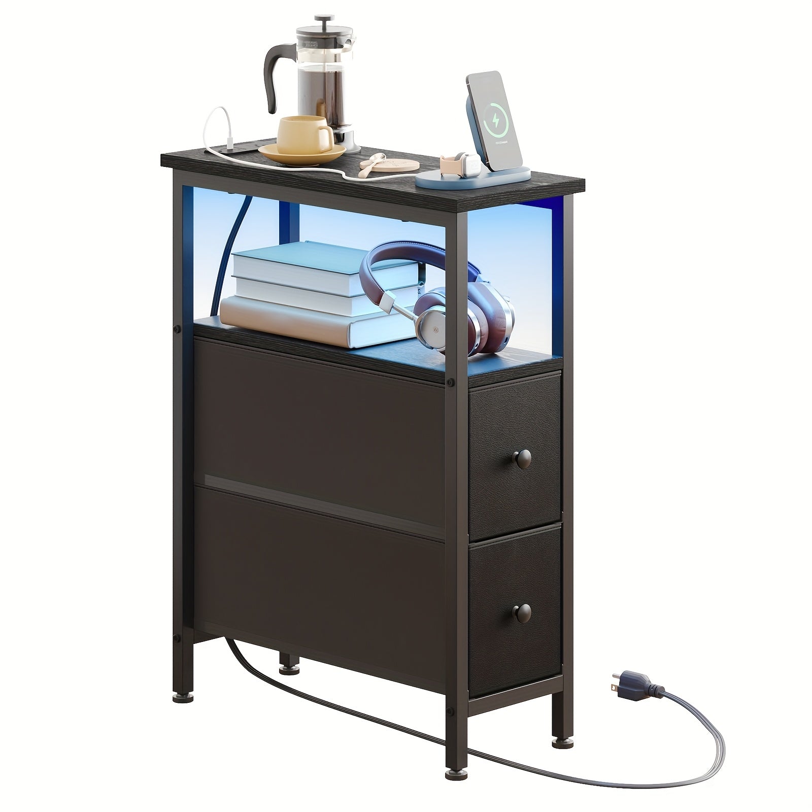 End Table shown in the Black option