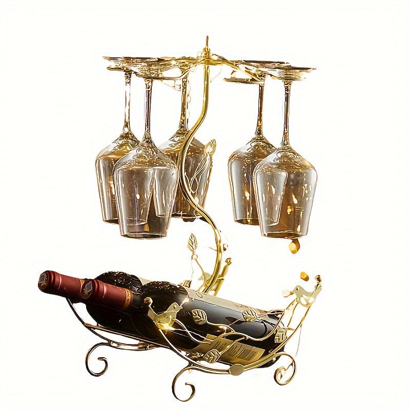 Wine Rack shown in the Wine glass holder option