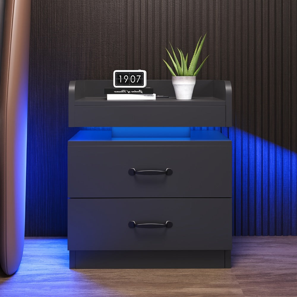 Nightstand, Bedroom Side Table for Practical Everyday Home Use detail image - detail view 3