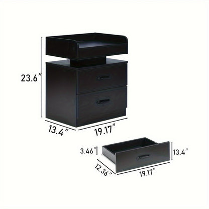 Nightstand, Bedroom Side Table for Practical Everyday Home Use detail image - detail view 5