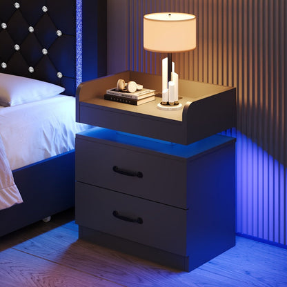 Nightstand, Bedroom Side Table for Practical Everyday Home Use detail image - detail view 7