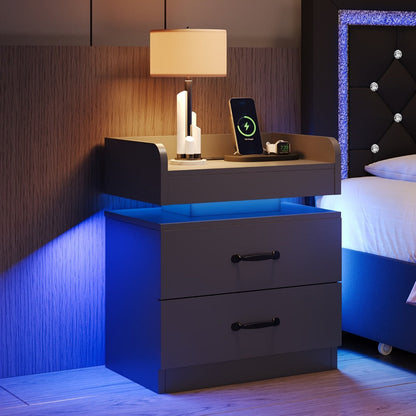 Nightstand, Bedroom Side Table for Practical Everyday Home Use detail image - detail view 8