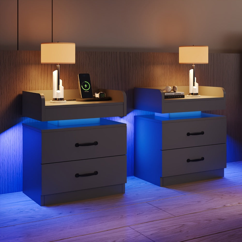 Nightstand, Bedroom Side Table for Practical Everyday Home Use detail image - detail view 9