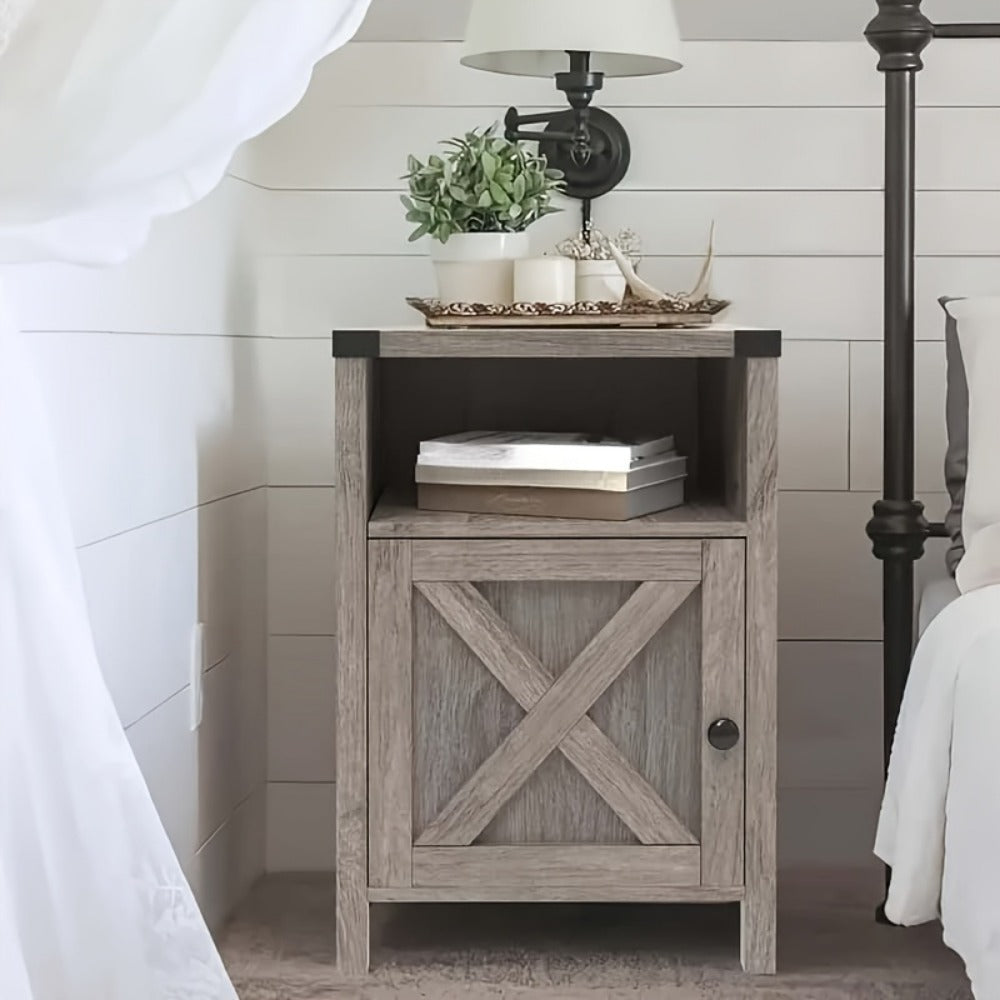 Nightstand, Bedside Storage Table for Practical Everyday Home Use detail image - detail view 4