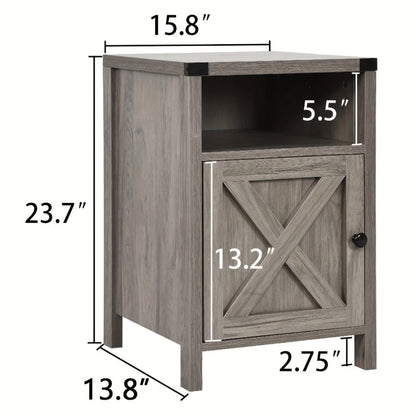 Nightstand, Bedside Storage Table for Practical Everyday Home Use detail image - detail view 9