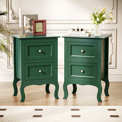 Nightstand shown in the Forest Green, 2 option