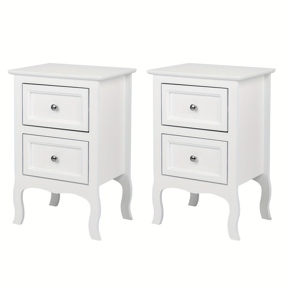 Nightstand shown in the White, 2 option
