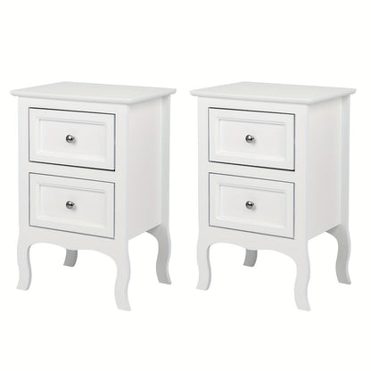 Nightstand shown in the White, 2 option