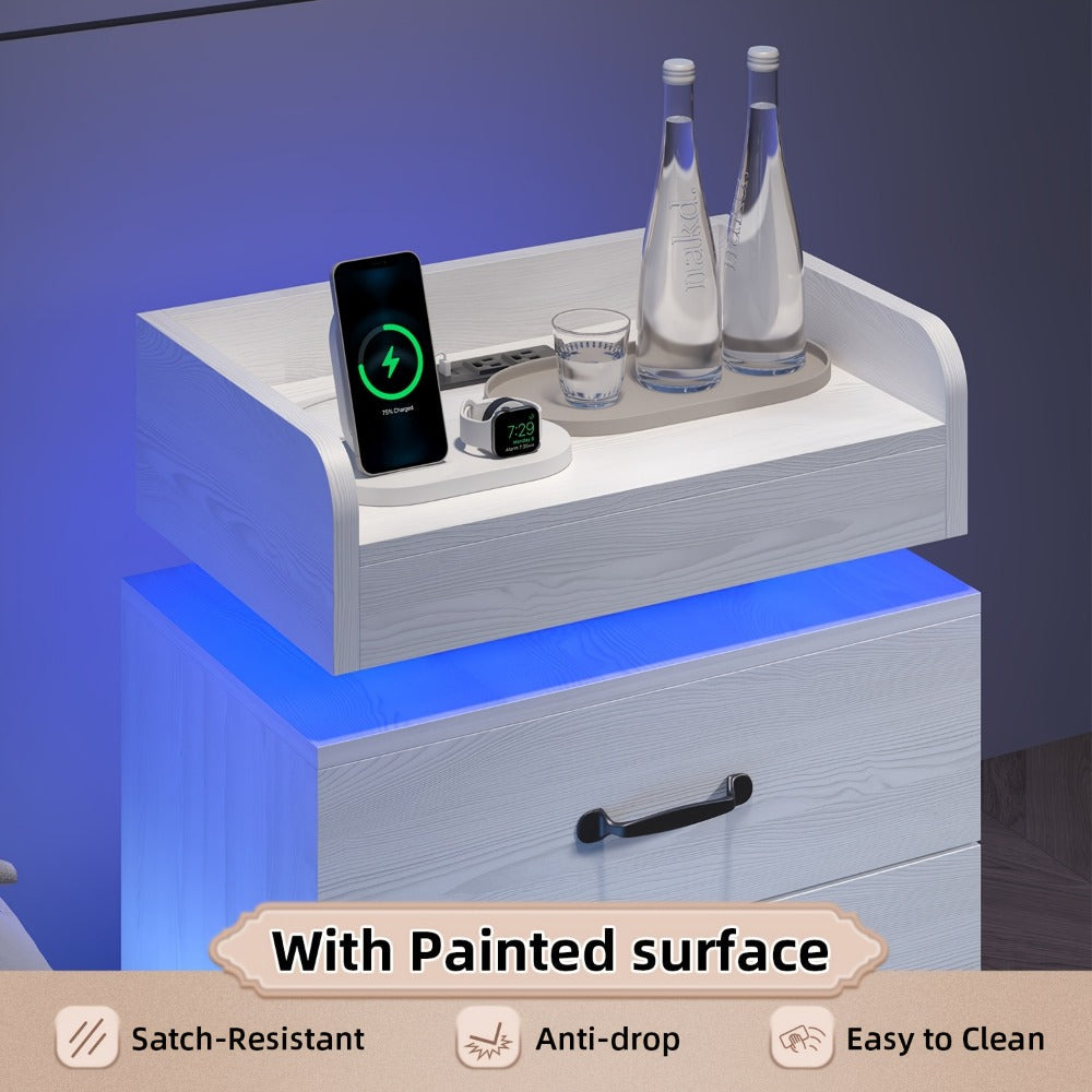 Nightstand with Charging Station for Practical Everyday Home Use detail image - detail view 15