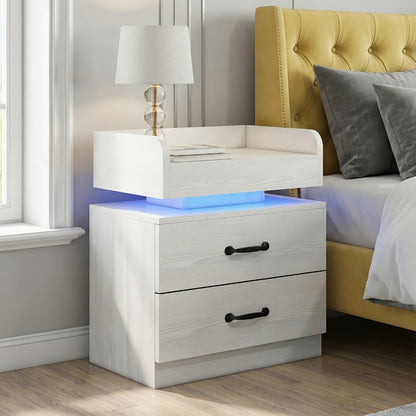 Nightstand with Charging Station for Practical Everyday Home Use detail image - detail view 3