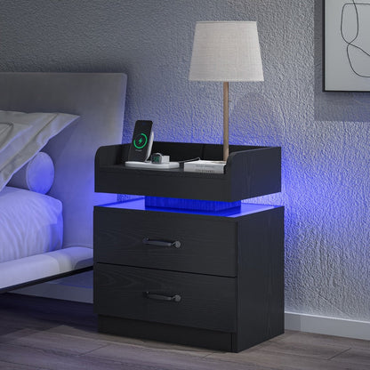 Nightstand with Charging Station for Practical Everyday Home Use detail image - detail view 5