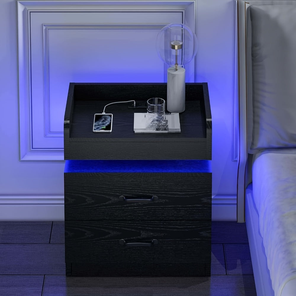 Nightstand with Charging Station for Practical Everyday Home Use detail image - detail view 6