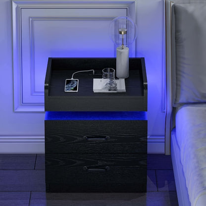 Nightstand with Charging Station for Practical Everyday Home Use detail image - detail view 6