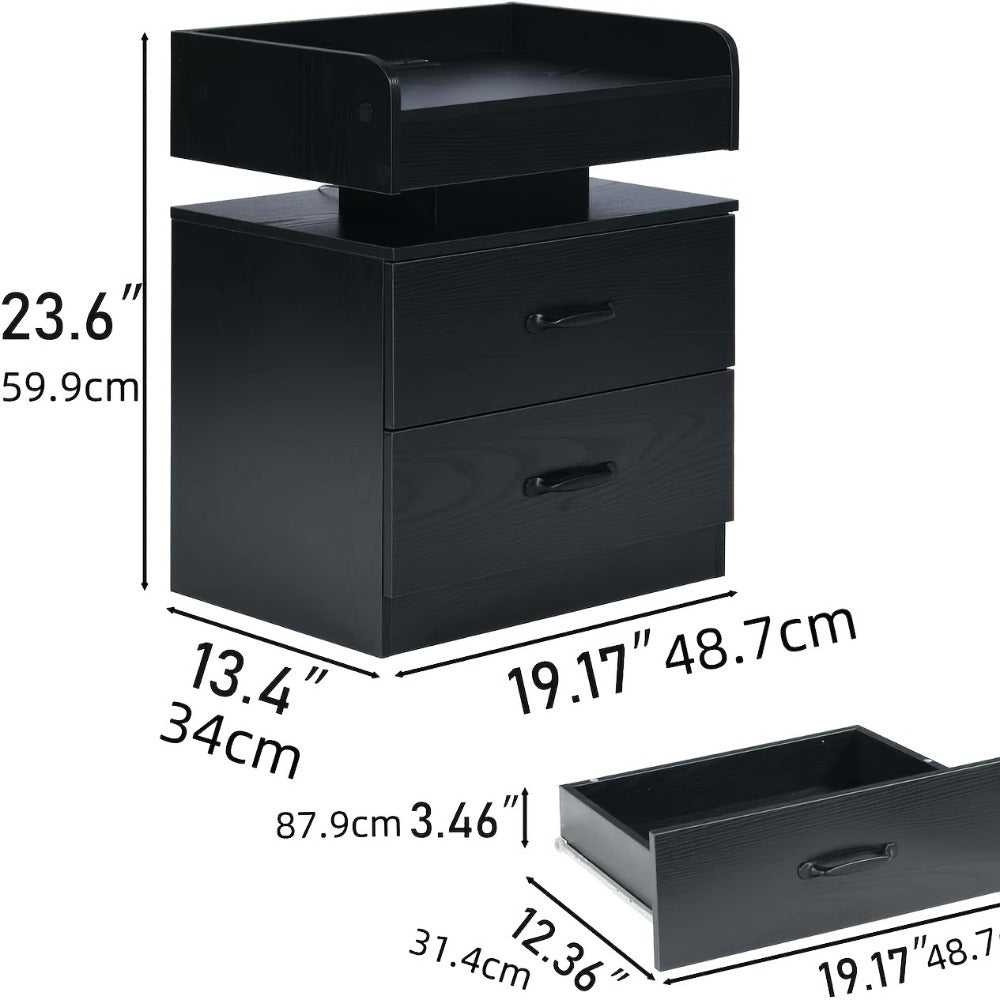 Nightstand with Charging Station for Practical Everyday Home Use detail image - detail view 8