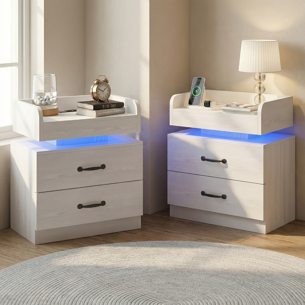 Nightstand with Charging Station for Practical Everyday Home Use detail image - detail view 9