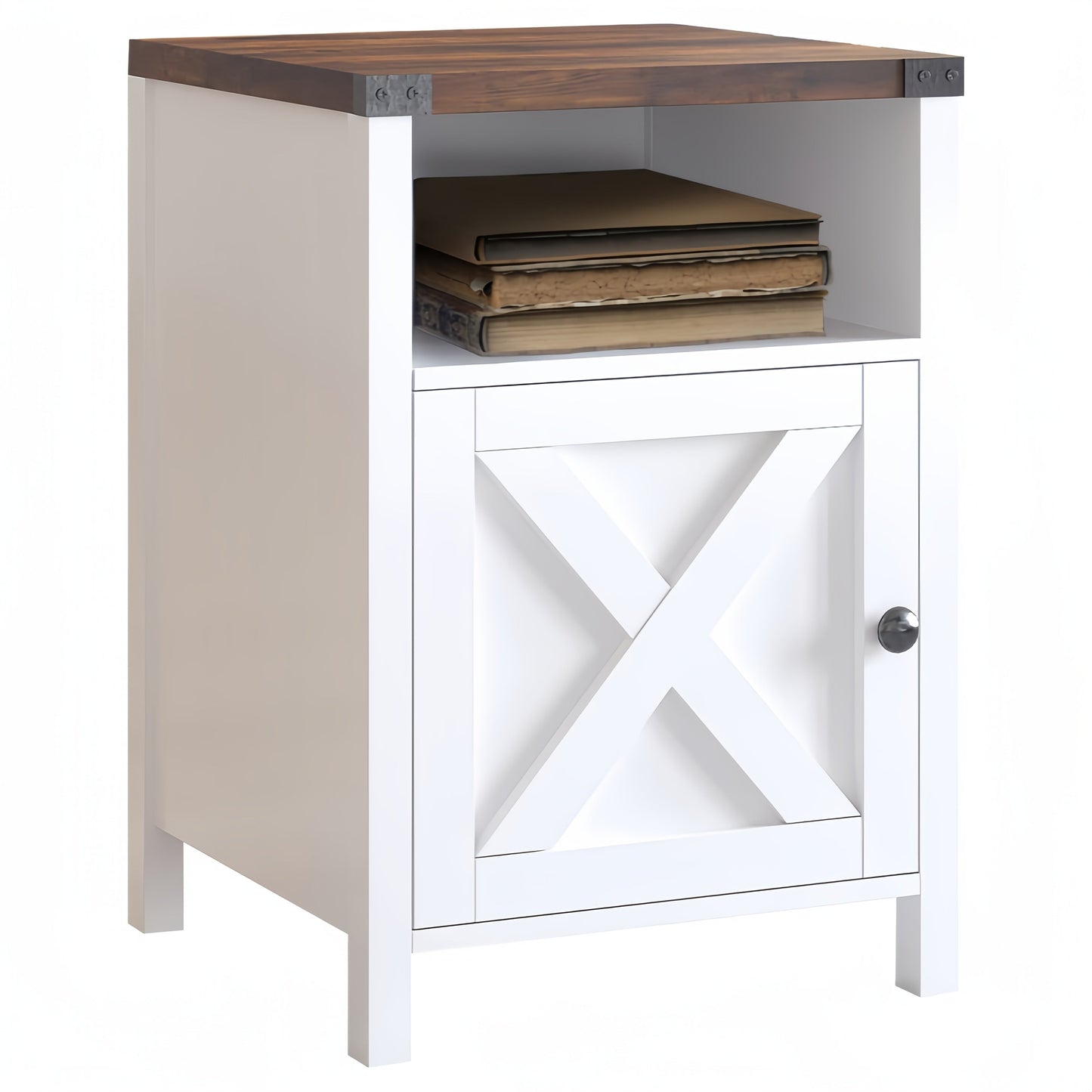 Nightstand shown in the White, 1 Pack option