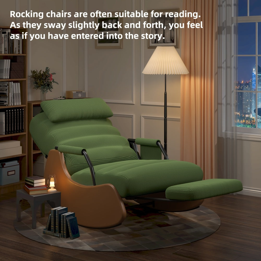 Nursery Glider Chair with Padded Seat for Comfortable Everyday Seating detail image - detail view 8