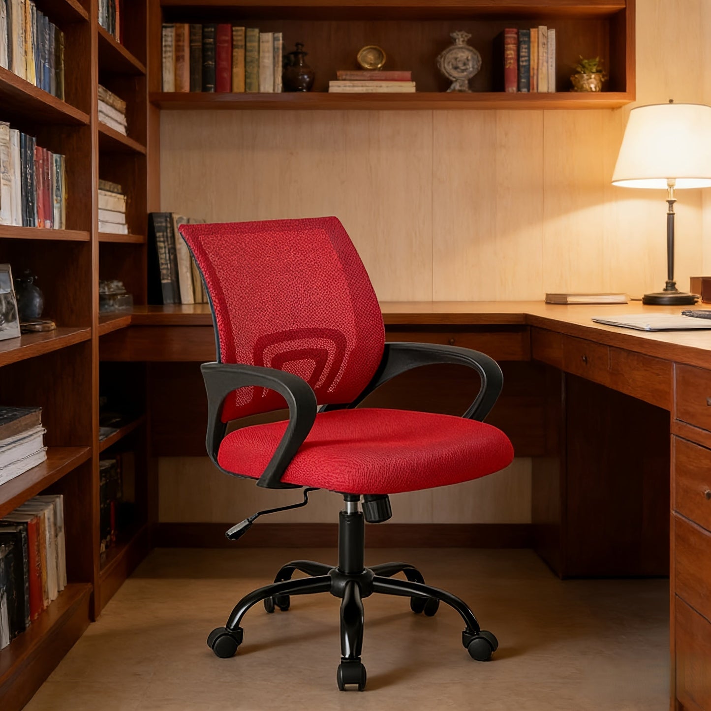 Office Chair shown in the Red, 1P option