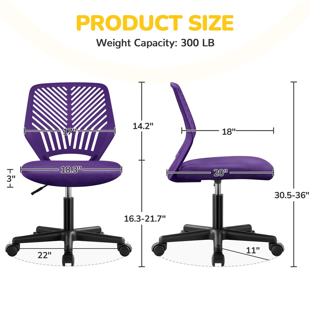 Office Chair with Adjustable Height and Lumbar Support for Home Office detail image - detail view 12