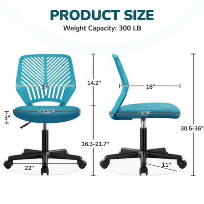 Office Chair with Adjustable Height and Lumbar Support for Home Office detail image - detail view 20
