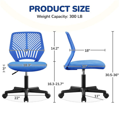 Office Chair with Adjustable Height and Lumbar Support for Home Office detail image - detail view 24