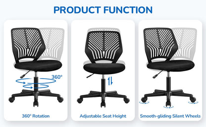 Office Chair with Adjustable Height and Lumbar Support for Home Office detail image - detail view 30