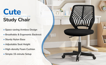 Office Chair with Adjustable Height and Lumbar Support for Home Office detail image - detail view 31