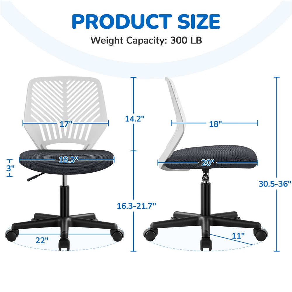 Office Chair with Adjustable Height and Lumbar Support for Home Office detail image - detail view 4