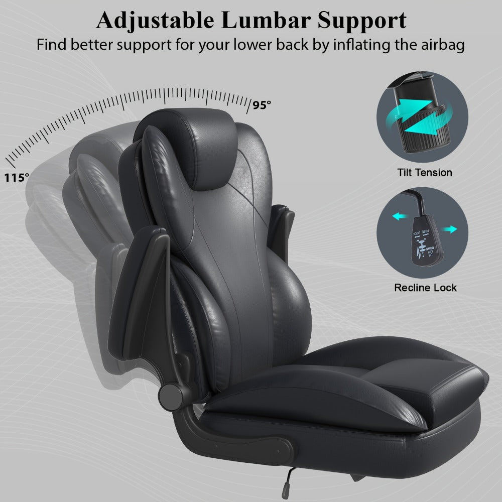 Office Chair with Armrests for Comfortable Everyday Seating in Home Office detail image - detail view 11