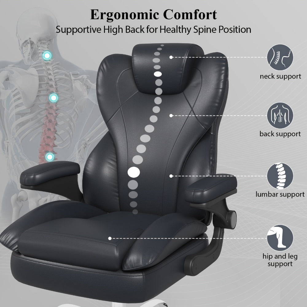 Office Chair with Armrests for Comfortable Everyday Seating in Home Office detail image - detail view 12