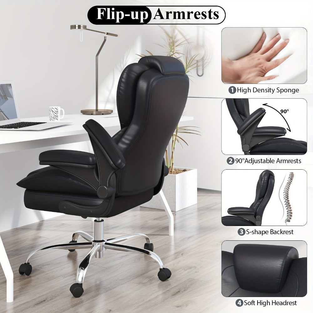Office Chair with Armrests for Comfortable Everyday Seating in Home Office detail image - detail view 14