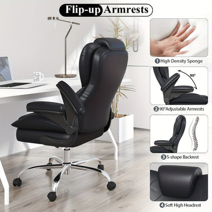 Office Chair with Armrests for Comfortable Everyday Seating in Home Office detail image - detail view 14
