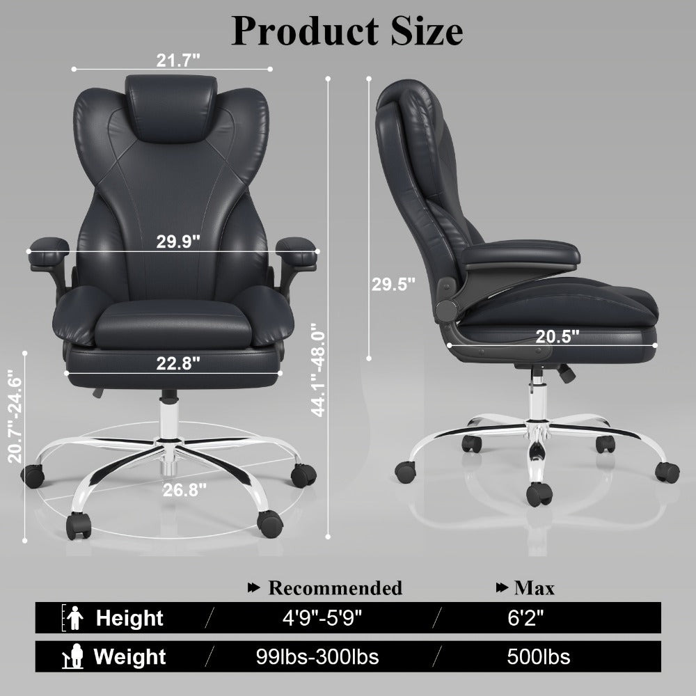 Office Chair with Armrests for Comfortable Everyday Seating in Home Office detail image - detail view 3