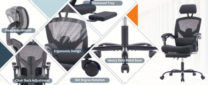 Office Chair with High Back for Comfortable Everyday Seating detail image - detail view 16