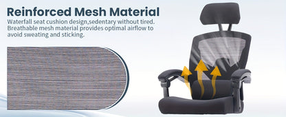 Office Chair with High Back for Comfortable Everyday Seating detail image - detail view 17