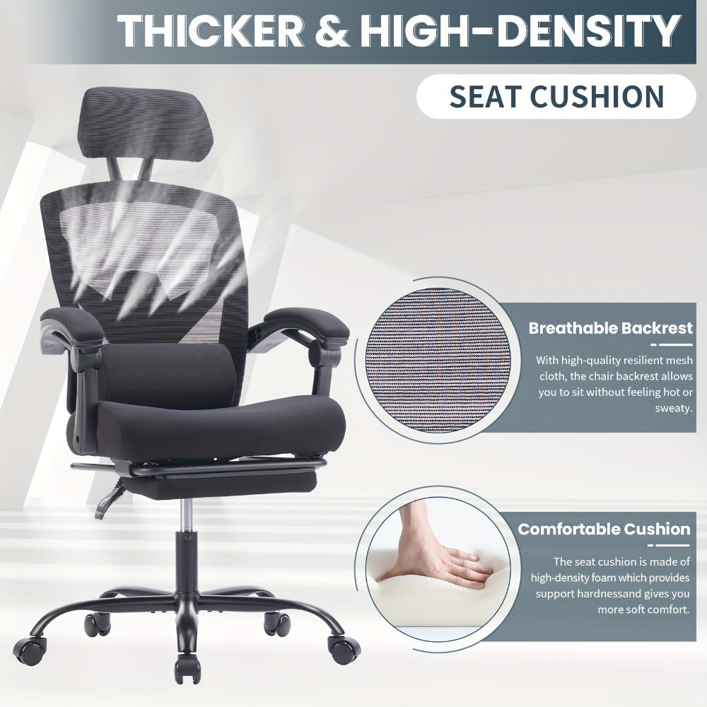 Office Chair with High Back for Comfortable Everyday Seating detail image - detail view 7