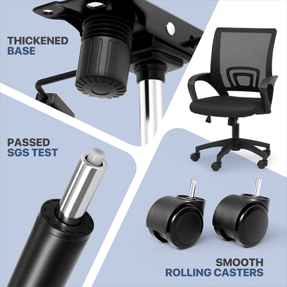 Office Chair with Lumbar Support and Adjustable Height for Home Office detail image - detail view 25