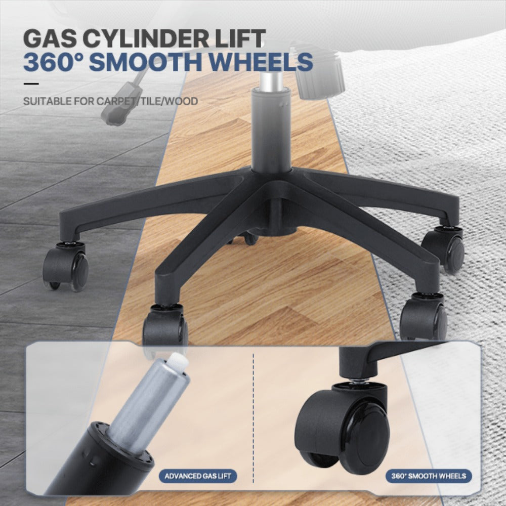 Office Chair with Lumbar Support and Adjustable Height for Home Office detail image - detail view 28