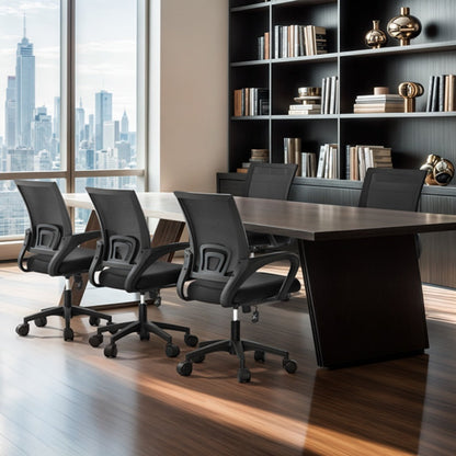 Office Chair with Lumbar Support and Adjustable Height for Home Office detail image - detail view 4